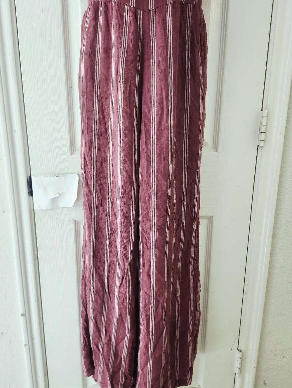 Striped Strapless Romper - Picture 2 of 13